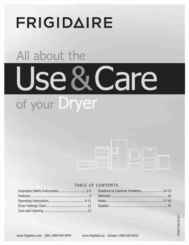 Frigidaire Clothes Dryer 137181700A-page_pdf